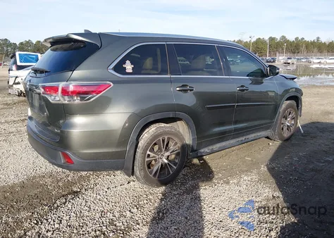 2016 Toyota Highlander Xle V6 z USA, uszkodzony, nr VIN 5TDKKRFH9GS173558